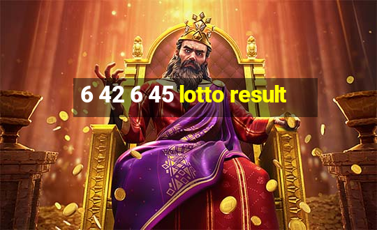 6 42 6 45 lotto result