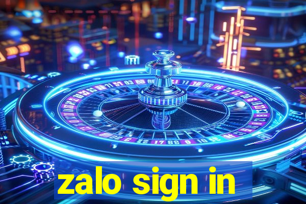 zalo sign in