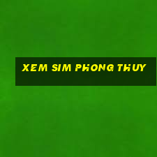 xem sim phong thuy