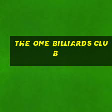 the one billiards club