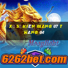 xổ số kiên giang 07 tháng 04