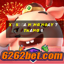 xổ số đà nẵng ngày 7 tháng 6