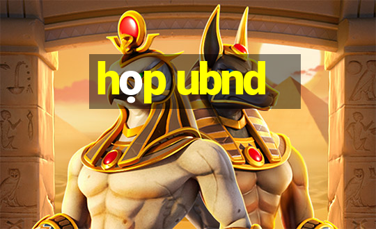 họp ubnd