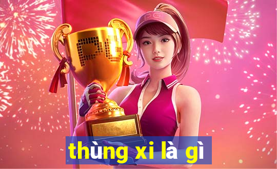 thùng xi là gì