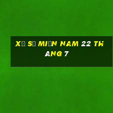 xổ số miền nam 22 tháng 7