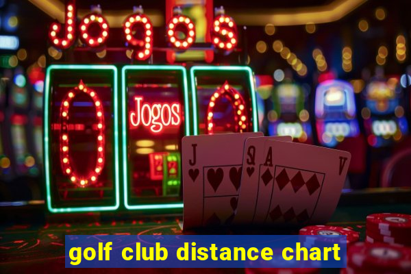 golf club distance chart