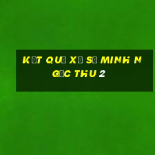 kết quả xổ số minh ngọc thu 2