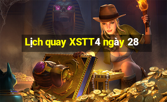 Lịch quay XSTT4 ngày 28