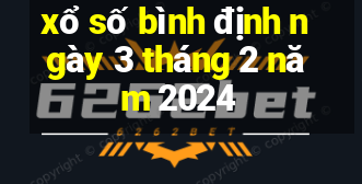 xổ số bình định ngày 3 tháng 2 năm 2024