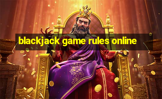 blackjack game rules online