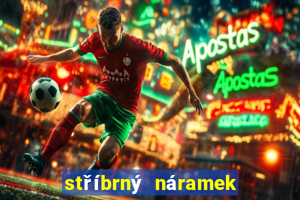 stříbrný náramek na nohu