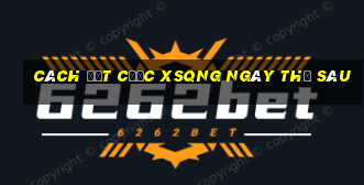 Cách đặt cược XSQNG ngày thứ sáu