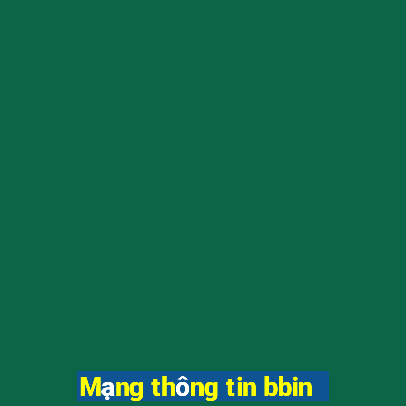 Mạng thông tin bbin