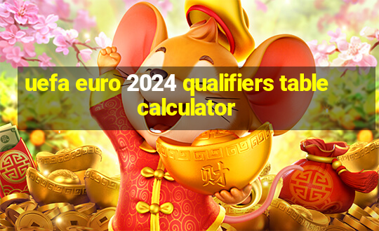 uefa euro 2024 qualifiers table calculator