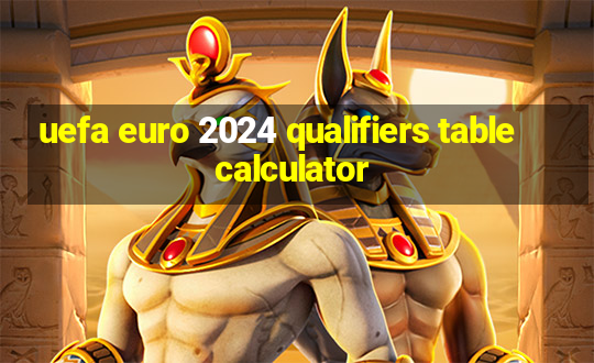 uefa euro 2024 qualifiers table calculator