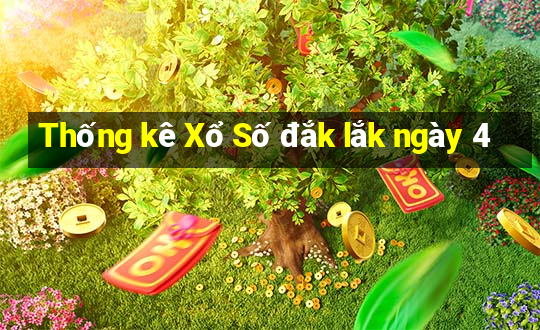 Thống kê Xổ Số đắk lắk ngày 4