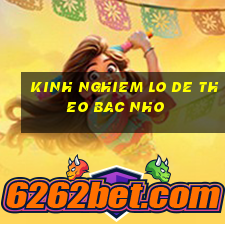 kinh nghiem lo de theo bac nho