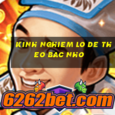 kinh nghiem lo de theo bac nho