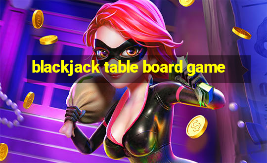 blackjack table board game