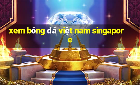 xem bóng đá việt nam singapore