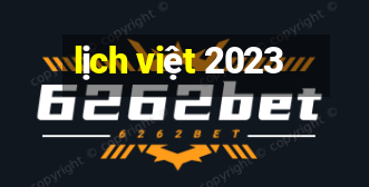 lịch việt 2023