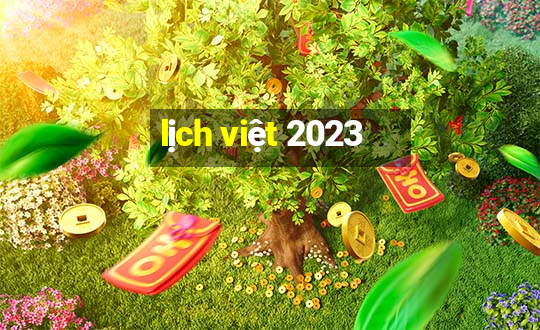 lịch việt 2023