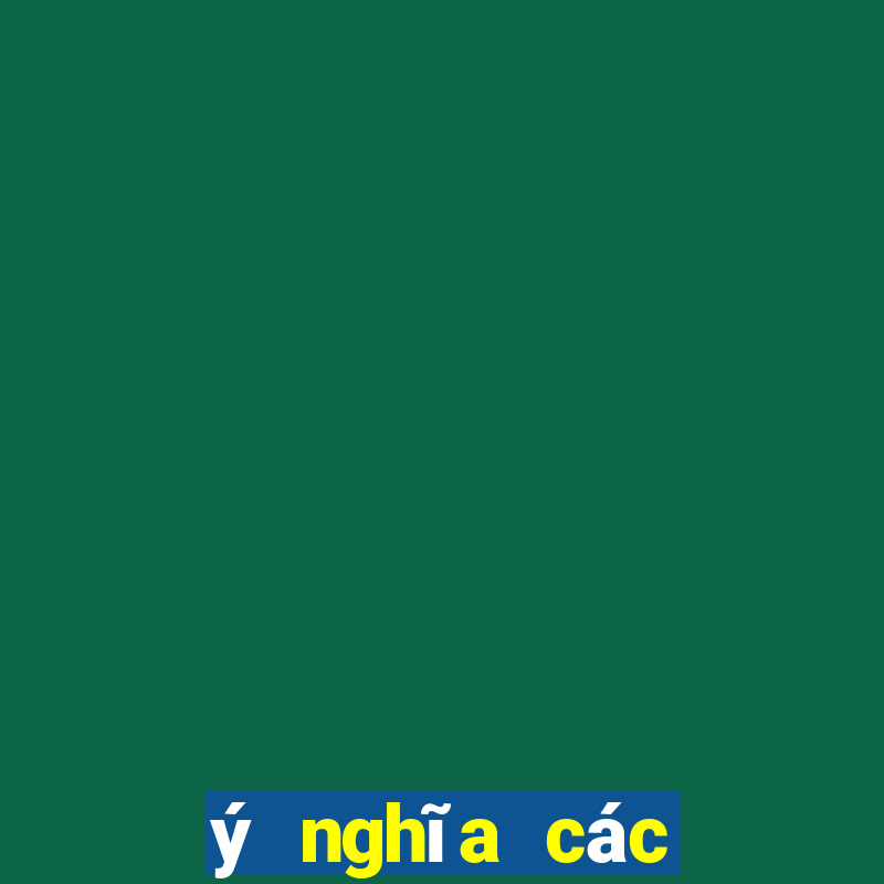 ý nghĩa các quân bài