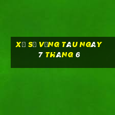 xổ số vũng tàu ngày 7 tháng 6