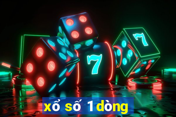 xổ số 1 dòng