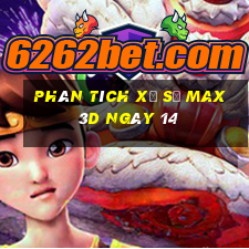 Phân tích Xổ Số Max 3D ngày 14