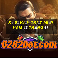 xổ số kiến thiết miền nam 18 tháng 11