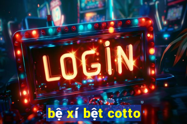 bệ xí bệt cotto