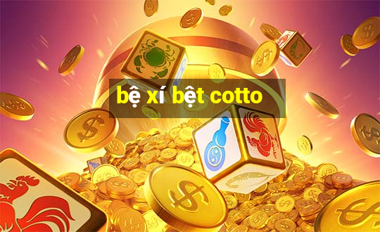 bệ xí bệt cotto