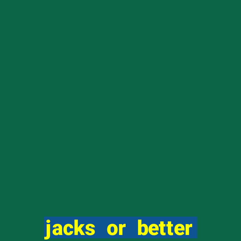 jacks or better free play