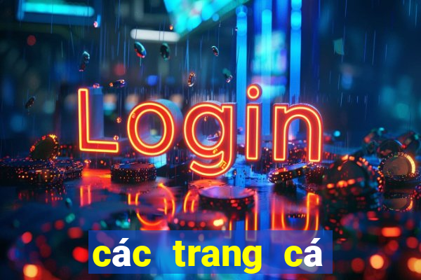 các trang cá độ online uy tín