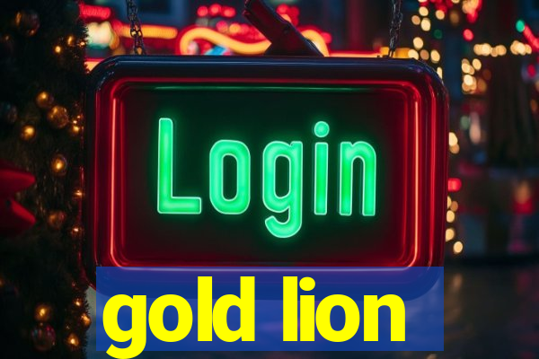 gold lion