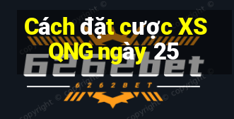 Cách đặt cược XSQNG ngày 25