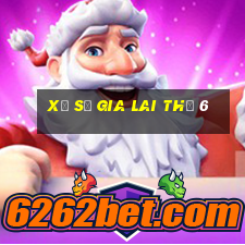 xổ số gia lai thứ 6