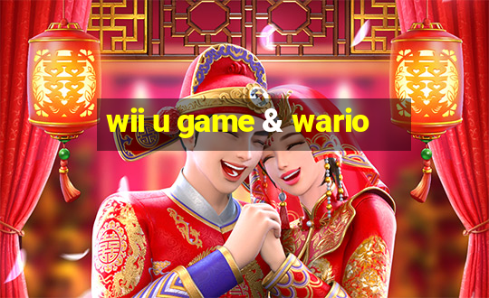 wii u game & wario