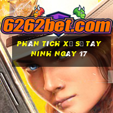 Phân tích Xổ Số Tây Ninh ngày 17