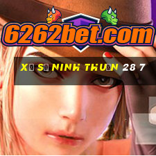 xổ số ninh thuận 28 7