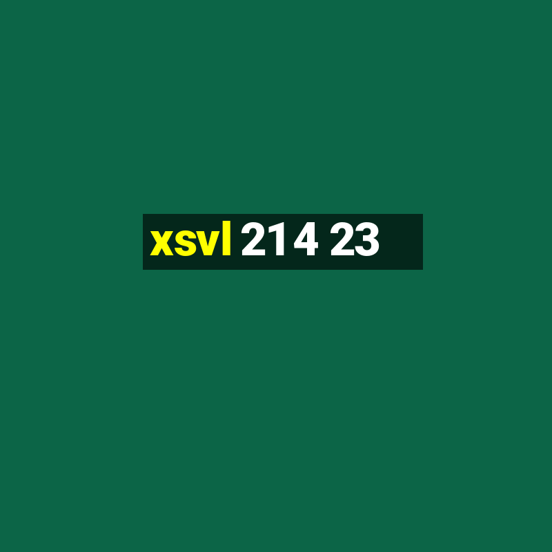 xsvl 21 4 23