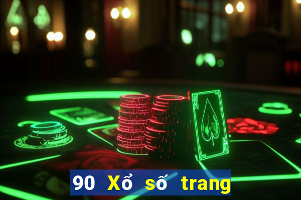 90 Xổ số trang wed một