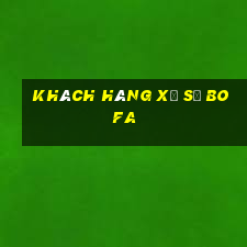 Khách hàng xổ số Bofa