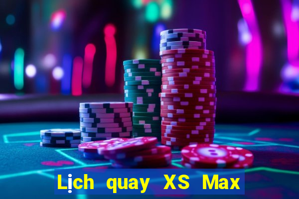 Lịch quay XS Max 4D ngày 27