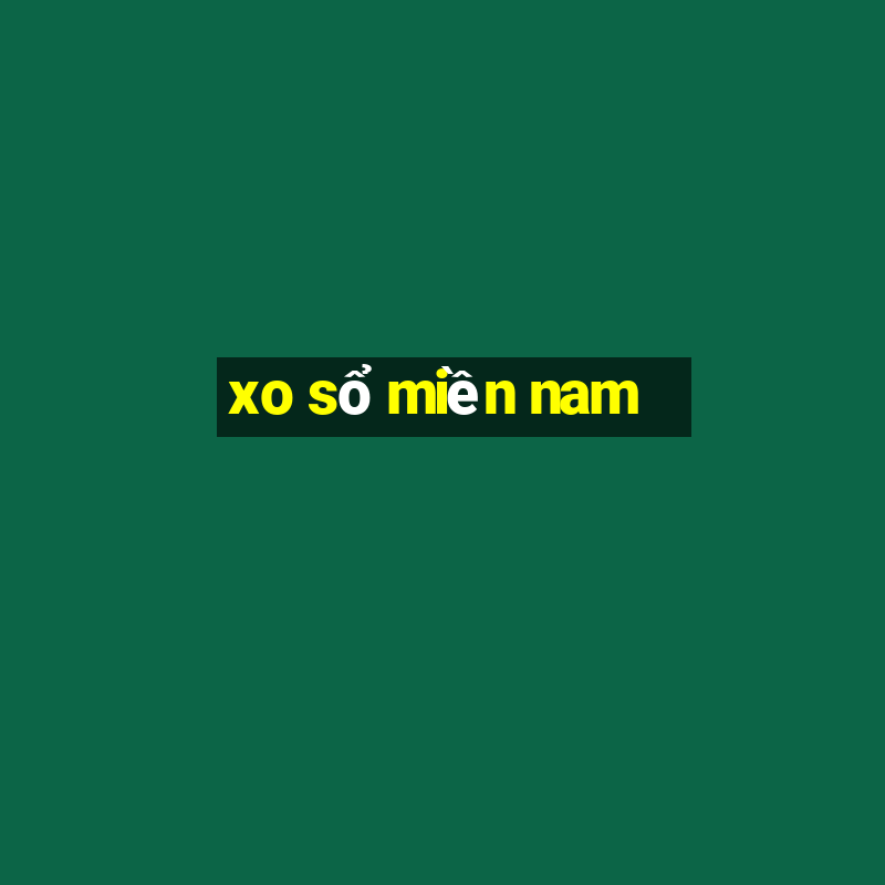 xo sổ miền nam