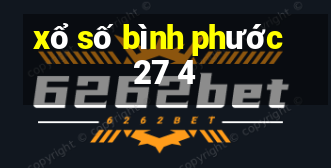 xổ số bình phước 27 4