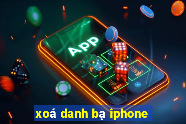 xoá danh bạ iphone