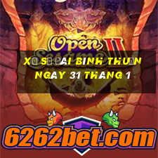 xổ số đài bình thuận ngày 31 tháng 1