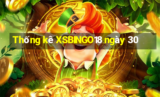 Thống kê XSBINGO18 ngày 30